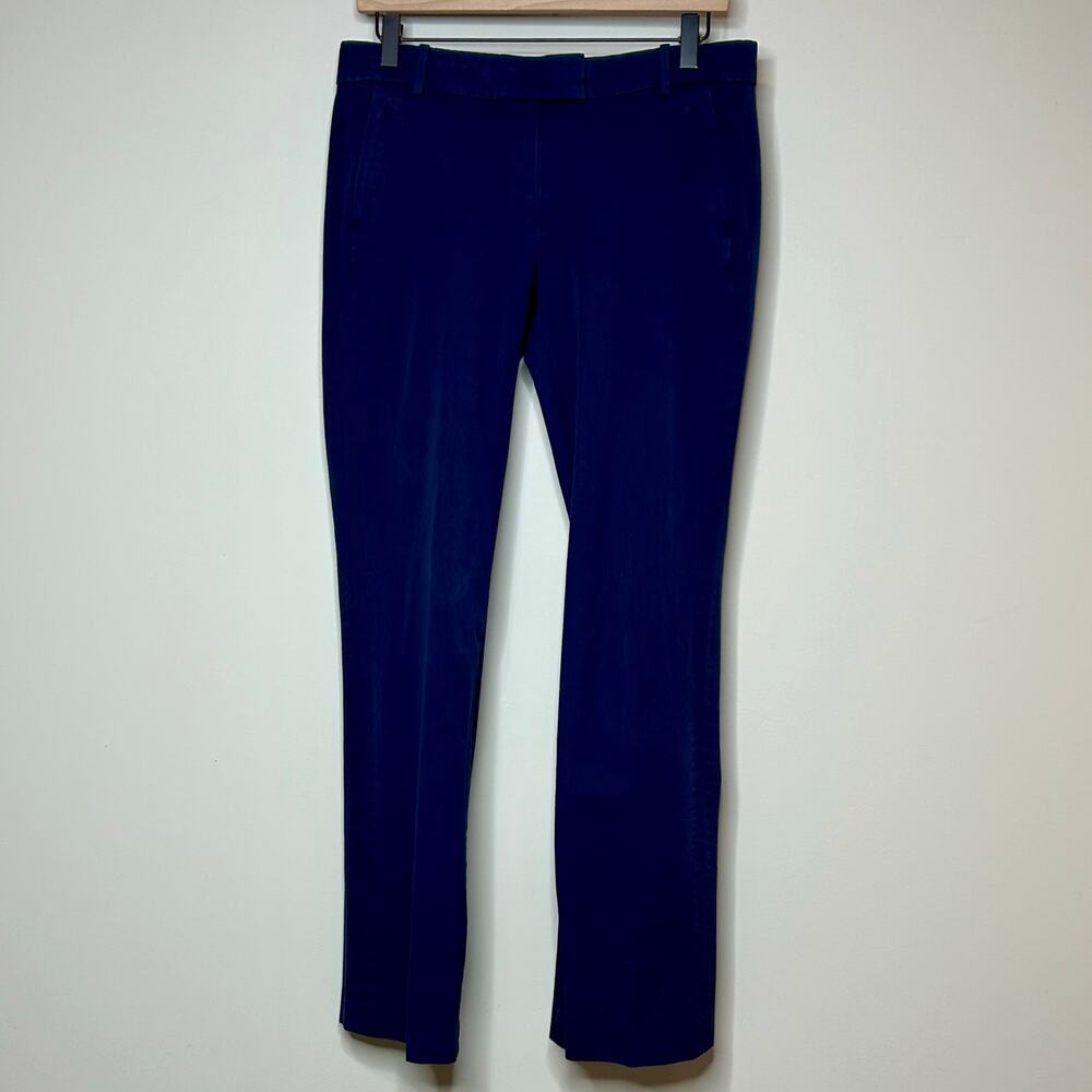 J.Crew Campbell Trouser Size 6T Blue Stretchy